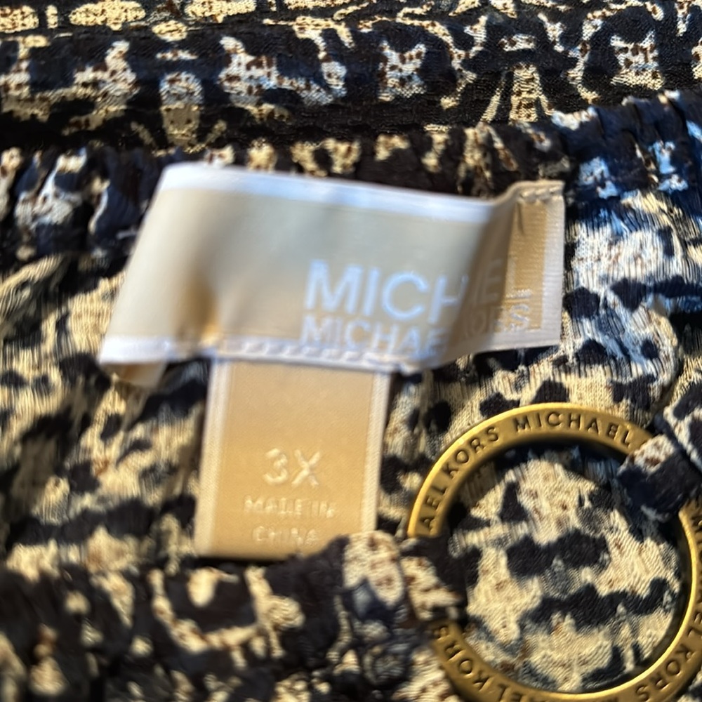 Michael Kors black & white patterned top - Picture 4 of 4
